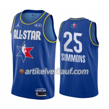NBA Philadelphia 76ers Trikot Ben Simmons 25 2020 All-Star Jordan Brand Blau Swingman - Herren